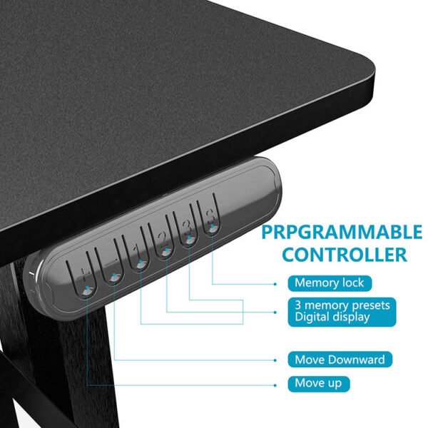 H17c9c13d4ca54384ae9fc9b59a73bd56G.jpg 120×60 Modern Electric Standing Desk – Extendable Ergonomic Sit-Stand Desk with Motorized Height Adjustment & Keyboard Tray