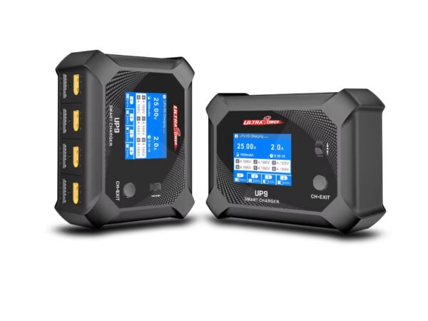 Ultra Power UP9 200W Smart Balance Charger – Four Channel Battery Charger AC 100W / DC 200W Dual Input