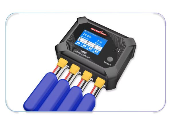 Ultra Power UP9 200W Smart Balance Charger – Four Channel Battery Charger AC 100W / DC 200W Dual Input
