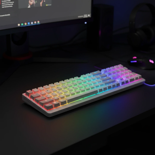 OEM 68-Keys Wired RGB Mechanical Gaming Keyboard – Compact Layout, NKRO, USB Type-C, Magnetic Base