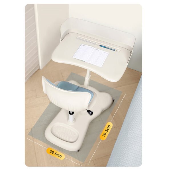 H6f21449b001c4482af97b9d3b83133c0W.jpg Tenwin 2802 Blue Ergonomic Study Table & Chair Set – Adjustable, Movable, Safe & Easy Assembly for Kids and Students