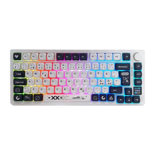 MK75 Max Mechanical Gaming Keyboard – ISO Layout, Nordic Keyboard Support, Multi-Language Customization