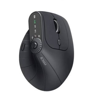 JOMAA Ergonomic 2.4G Wireless & Bluetooth Dual Mode Mouse – Silent Vertical Gaming Mouse for Right-Handed Users