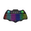 V18 Mini Wireless Backlit Keyboard – 2.4G + BT4.2 Air Mouse Remote with Touchpad for TV Box, PC & Smart Devices