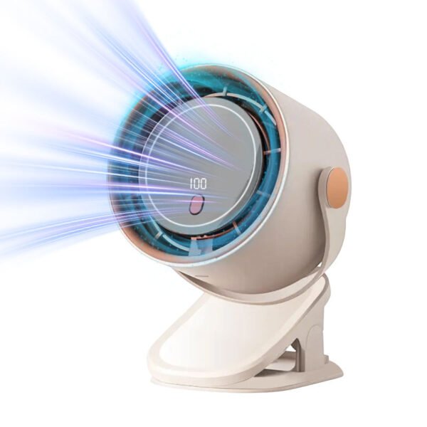 H9a21e99a4bec404995b2099513e1c264P.jpg Durable 3-in-1 Clip/Table/Wall Mount Turbo Fan – 100 Speeds, 15m Air Throw, Rechargeable Battery for Home & Office