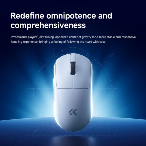 MCHOSE A7V2 Ultra High-End Lightweight Wireless Mouse – Gaming, E-sports & Office with Three-Mode Connection