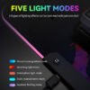 RGB LED Gaming Mouse Pad – Soft Non-Slip Rubber Mat with Dynamic Lighting for Keyboard & Computer Accessories