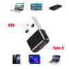 Hd566eb7c878349d7bc8cbf4833d2fd368.jpg USB to USB-C Adapter – Type-C Female to USB Male Converter for Car Chargers, Hard Drives, Phones & Tablets