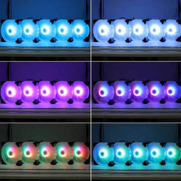 Helly Yuhuan 120mm RGB Silent PC Case Fan – 12CM Computer Cooling Fan with 6-Pin / 3-Pin Interface for Efficient Heat DissipationHelly Yuhuan 120mm RGB Silent PC Case Fan – 12CM Computer Cooling Fan with 6-Pin / 3-Pin Interface for Efficient Heat Dissipation