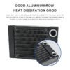 Ococoo 80L Aluminum Liquid Cooler Radiator – PC Water Cooling Fan for CPU Heat Sink, Computer & Beauty Equipment Processor Cooling