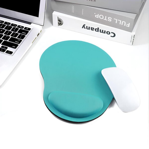 Anti-Slip Mouse Pad with Gel Wrist Support – Ergonomic Foam Wrist Rest Mat for PC, MacBook & Laptop Gaming Desk