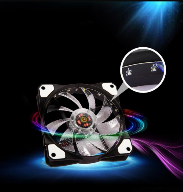 Hfac31f2c36744f019f2fc56ec407b544e.png Factory Supply 120mm Hydraulic Bearing PC Case Fan – 15 LED Silent 12cm Cooling Fan for Computer Cases