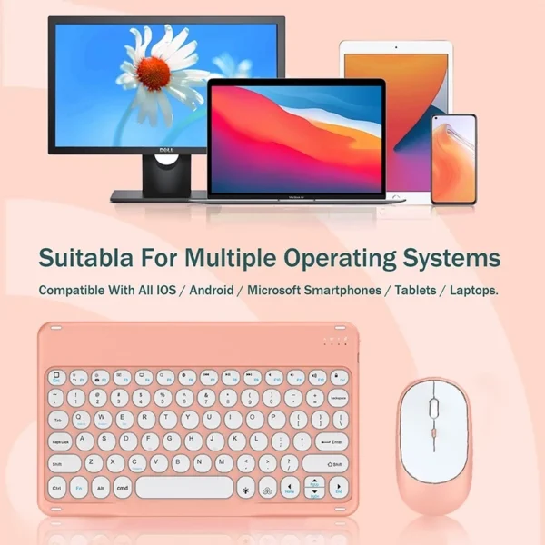 Bluetooth Keyboard & Mouse Kit – Multi-Color Options, Easy & Quick Connection