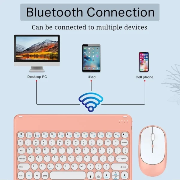Bluetooth Keyboard & Mouse Kit – Multi-Color Options, Easy & Quick Connection