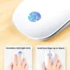 Wireless Bluetooth Rechargeable Silent Multi-Arc Touch Mouse Ultra-Thin Mouse for MacBook / Laptop