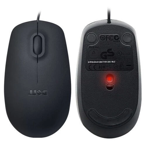 Dell MS111 / MS116 Optical USB Wired Mouse – Reliable & Comfortable Everyday Mouse