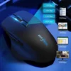 GOOJODOQ 2.4GHz Ergonomic Scrolling Bluetooth Wireless Mouse